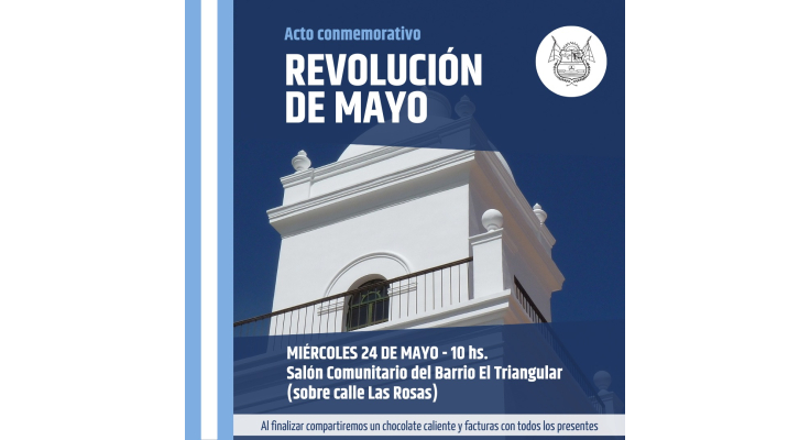 ACTO CONMEMORATIVO POR LA REVOLUCIÓN DE MAYO