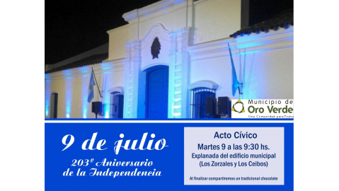 Acto por el Día de la Independencia