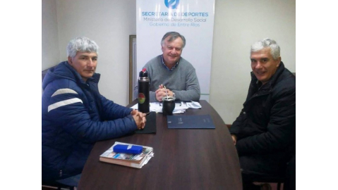 ALBERGUE SOCIAL Y DEPORTIVO: EL INTENDENTE SE REUNIÓ CON EL SECRETARIO DE DEPORTES