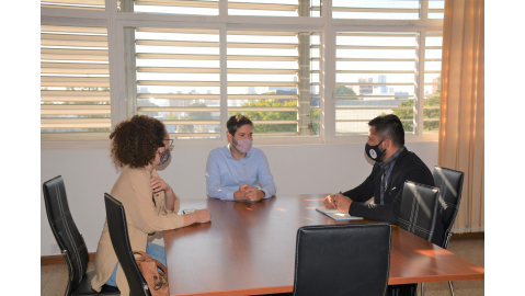 AUTORIDADES MUNICIPALES SE REUNIERON CON EL PRESIDENTE DEL CGE