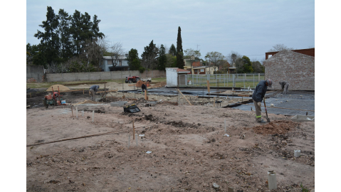 AVANZAN LAS OBRAS EN EL JARDÍN MATERNAL MUNICIPAL