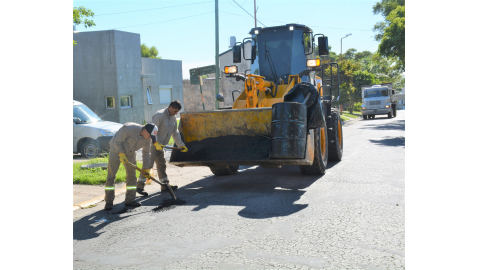 BACHEO EN LA TRAMA VIAL DE LA CIUDAD
