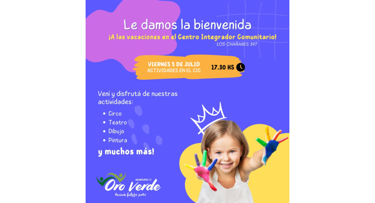 ¡Bienvenidas vacaciones en el CIC!