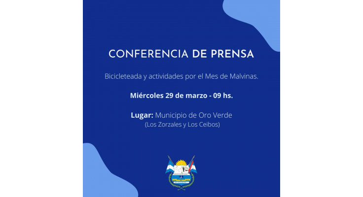 CAMBIO EN EL HORARIO DE LA CONFERENCIA DE PRENSA