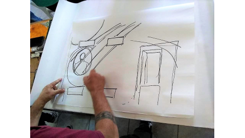 CAPACITACIÓN SOBRE MURALES EN EL MUSEO CONRADO HASENAUER