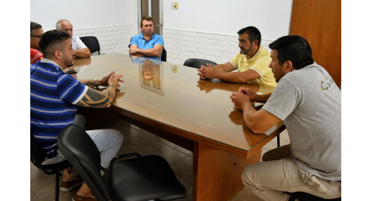 César Clement recibió a autoridades de Vialidad Provincial
