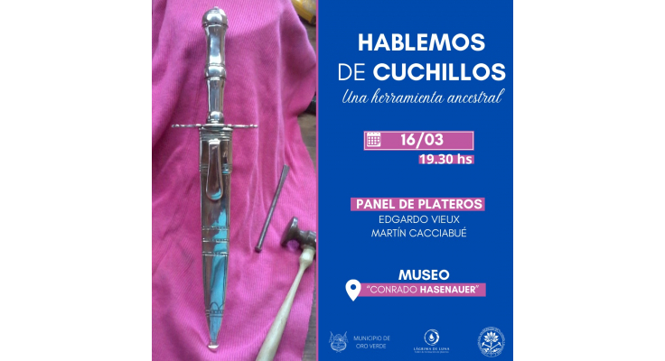 Charla “Hablemos sobre cuchillos”, una herramienta ancestral