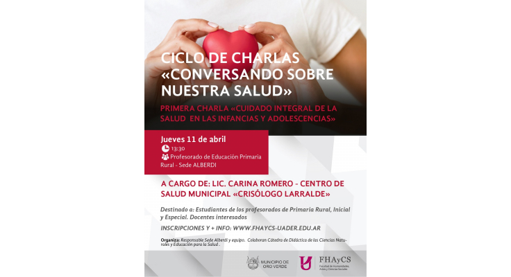 Ciclo de charlas “Conversando sobre nuestra salud”