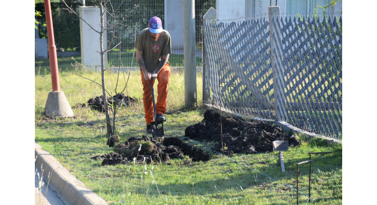 COMENZARON LOS TRABAJOS PARA LA EXTENSIÓN DE LA RED DE GAS NATURAL EN CALLE LOS MACAES