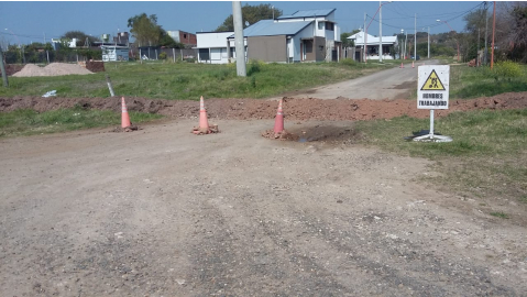 COMENZÓ LA OBRA DE GAS NATURAL EN LOMAS DE ORO VERDE