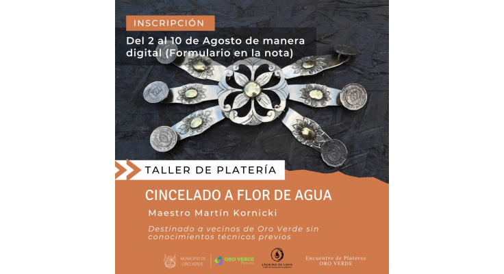 COMIENZA UN TALLER  DE CINCELADO A FLOR DE AGUA