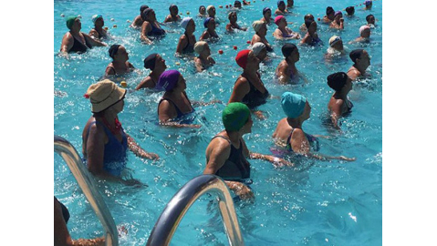 Comienzan las clases de Aqua Gym y Natación para adultos en el Complejo Municipal de Piletas