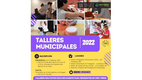 COMIENZAN LOS TALLERES LOS MUNICIPALES