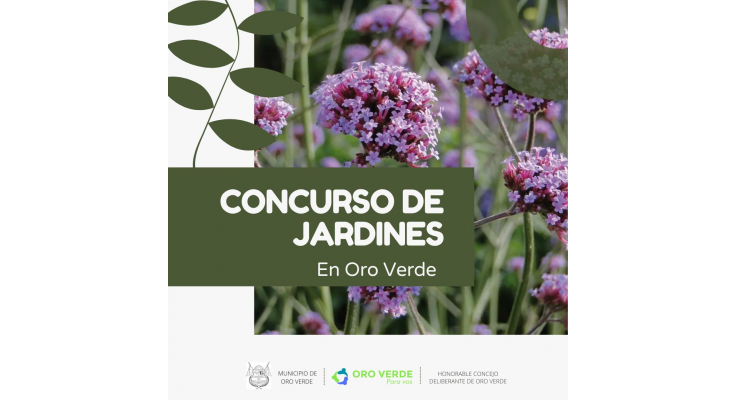 CONCURSO DE JARDINES: YA COMENZÓ LA ETAPA DE EVALUACIÓN