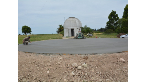 CONSTRUCCIÓN DE UNA PLATEA EN EL OBSERVATORIO ASTRONÓMICO