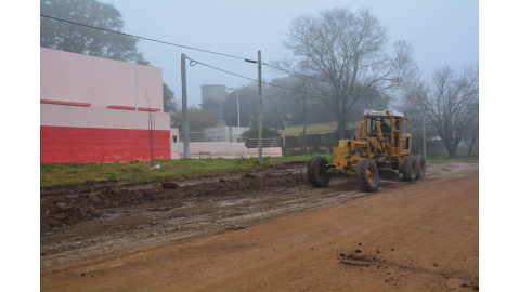 CONSTRUYEN ESTACIONAMIENTO EN EL DEPARTAMENTO DE APLICACIÓN A. ALFONSINI