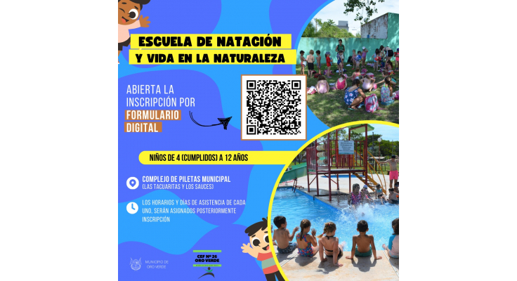Continúa la inscripción a la Colonia de Vacaciones municipal