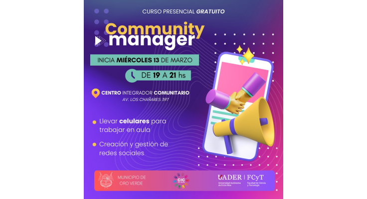 Curso de Community Manager en el Centro Integrador Comunitario