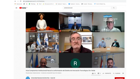DITOV: SE REALIZÓ EL ACTO VIRTUAL COMPROMISO CON LAS INSTITUCIONES QUE LO INTEGRAN