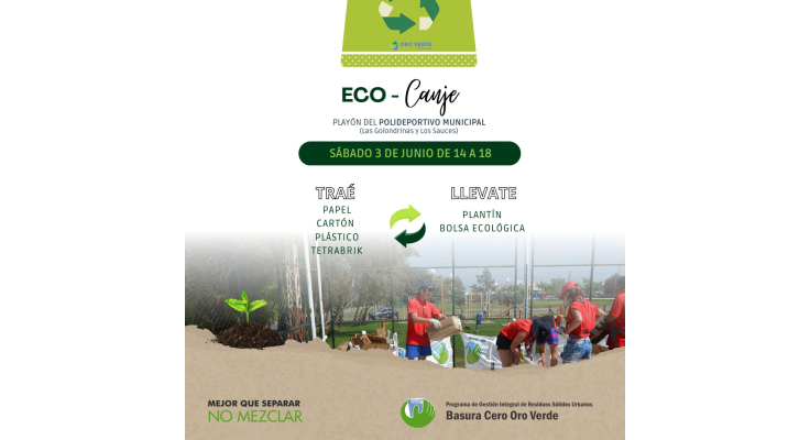 ECO CANJE EN EL POLIDEPORTIVO MUNICIPAL