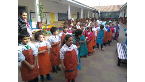El área de Ambiente llevó actividades de Puerto Ciencia a la Escuela Alberdi