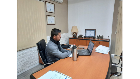 EL INTENDENTE OSCAR TOLEDO SE REUNIÓ DE MANERA VIRTUAL CON SUS PARES DEL ÁREA METROPOLITANA