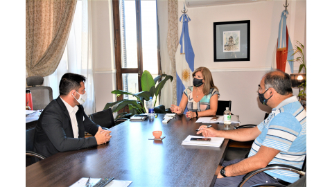 EL INTENDENTE SE REUNIÓ CON LA MINISTRA DE GOBIERNO Y JUSTICIA ROSARIO ROMERO