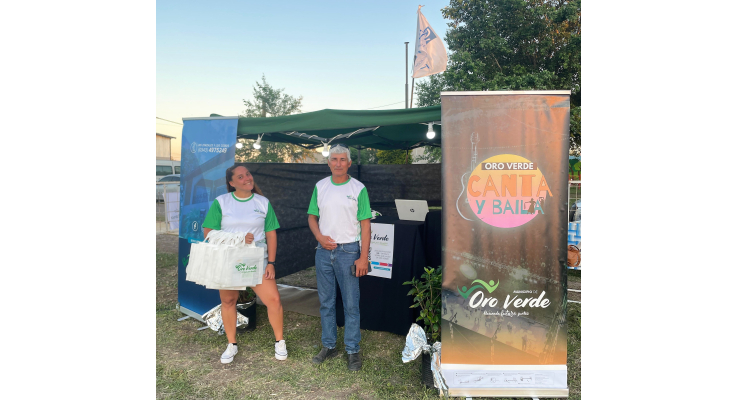 El Municipio de Oro Verde estuvo presente con un stand en la Fiesta Provincial de la Cosecha