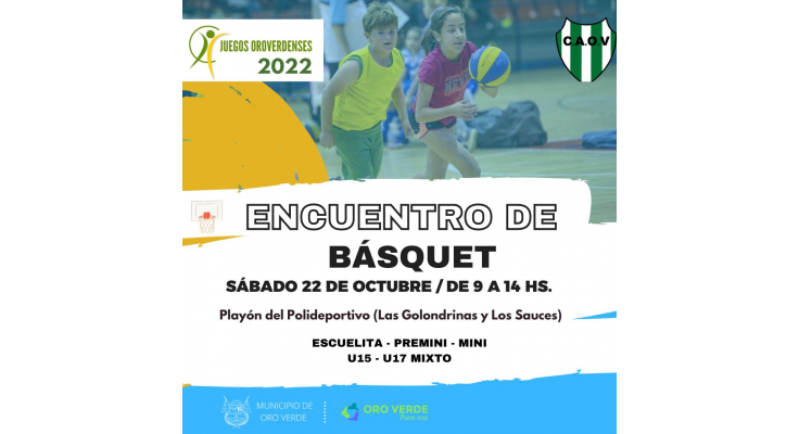 ENCUENTRO DE BÁSQUET DE LOS JUEGOS OROVERDENSES