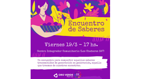 “ENCUENTRO DE SABERES” EN EL CIC