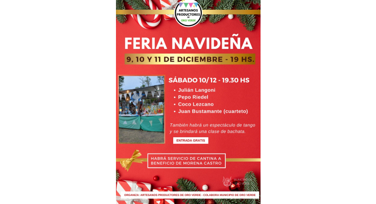 FERIA NAVIDEÑA DE ARTESANOS PRODUCTORES DE ORO VERDE