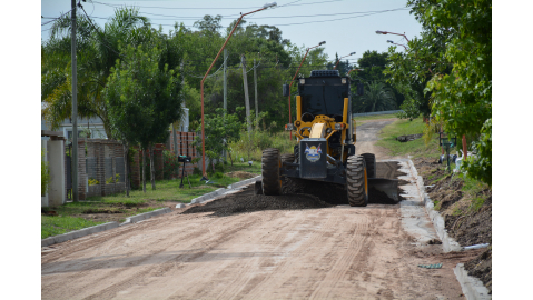 FINALIZÓ LA OBRA  DEL CORDÓN CUNETA EN CALLE LOS TEROS