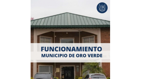 FUNCIONAMIENTO HABITUAL DEL MUNICIPIO
