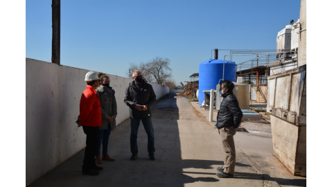 FUNCIONARIOS MUNICIPALES VISITARON EL FRIGORÍFICO EL NONO ANTES DE EMITIR EL CERTIFICADO DE APTITUD AMBIENTAL