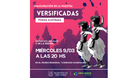 INAUGURACIÓN DE LA MUESTRA “VERSIFICADAS”