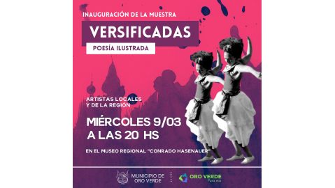INAUGURACIÓN DE LA MUESTRA “VERSIFICADAS”