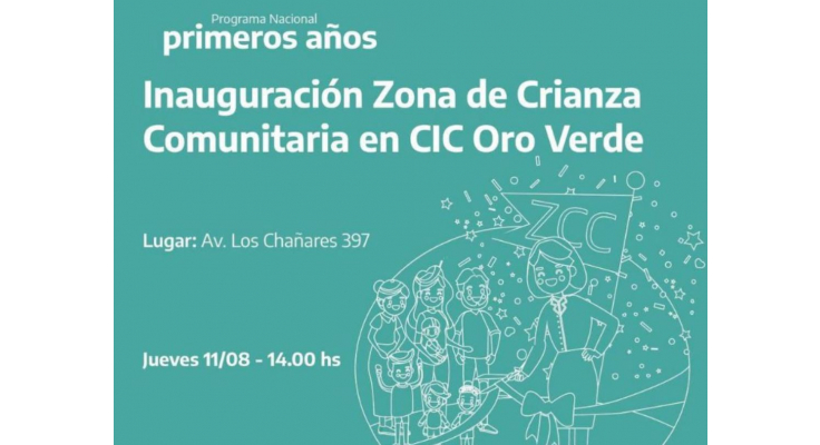 INAUGURACIÓN DE LA ZONA DE CRIANZA COMUNITARIA EN EL CIC DE ORO VERDE