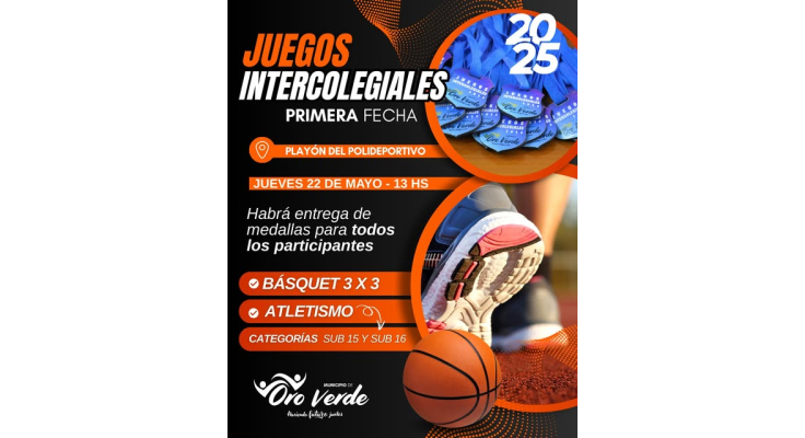 Inician los Juegos intercolegiales 2025