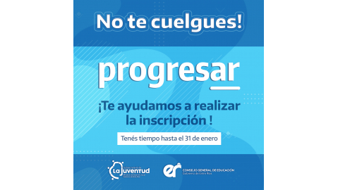 INSCRIPCIÓN ABIERTA AL PROGRESAR 2022: EL MUNICIPIO ES SEDE DE CONSULTA