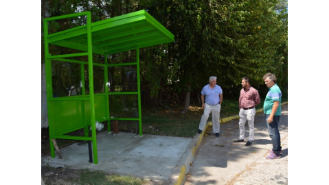 Instalaron dos garitas con el nuevo modelo