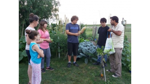 Integrantes del taller de Huerta Orgánica local visitarán este año más huertas orgánicas familiares