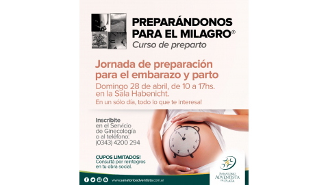 Jornada de Preparación para el embarazo y parto