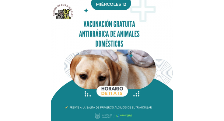 JORNADA DE VACUNACIÓN ANTIRRÁBICA