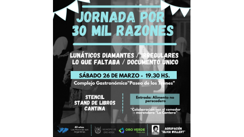 JORNADA POR 30 MIL RAZONES