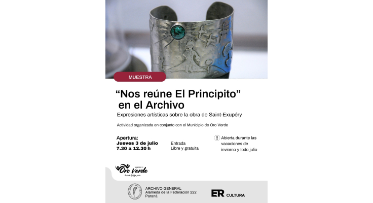 La Muestra “Nos reúne El Principito” del Museo Regional Conrado Hasenauer podrá visitarse en el Archivo General de la Provincia