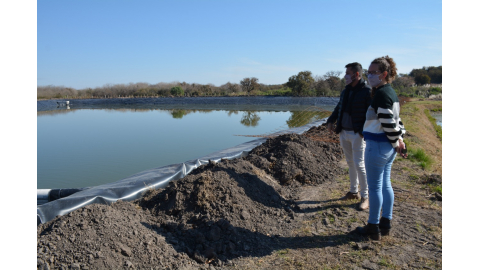 LA REPARACIÓN DE LAS LAGUNAS DE TRATAMIENTO DE EFLUENTES ESTÁ EN UN 90 POR CIENTO DE AVANCE