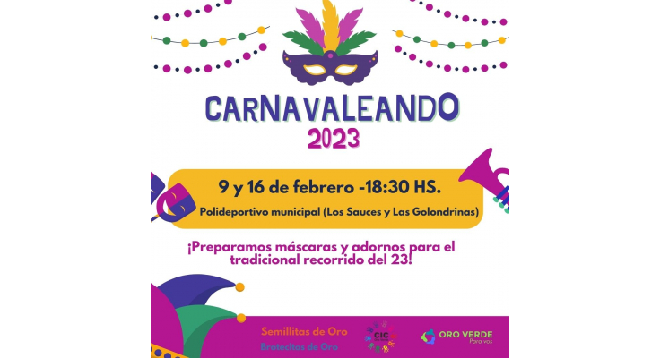 NOS PREPARAMOS PARA EL CARNAVAL
