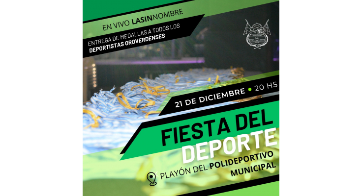 Nueva edición de la Fiesta del Deporte en el playón del Polideportivo municipal