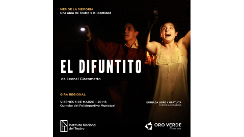 OBRA DE TEATRO “EL DIFUNTITO”: YA SE PUEDEN ADQUIRIR LAS ENTRADAS