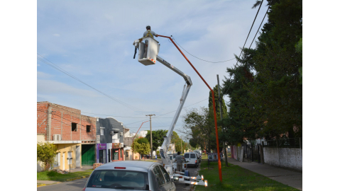 Optimización del alumbrado público: Municipio instaló 115 luminarias Led